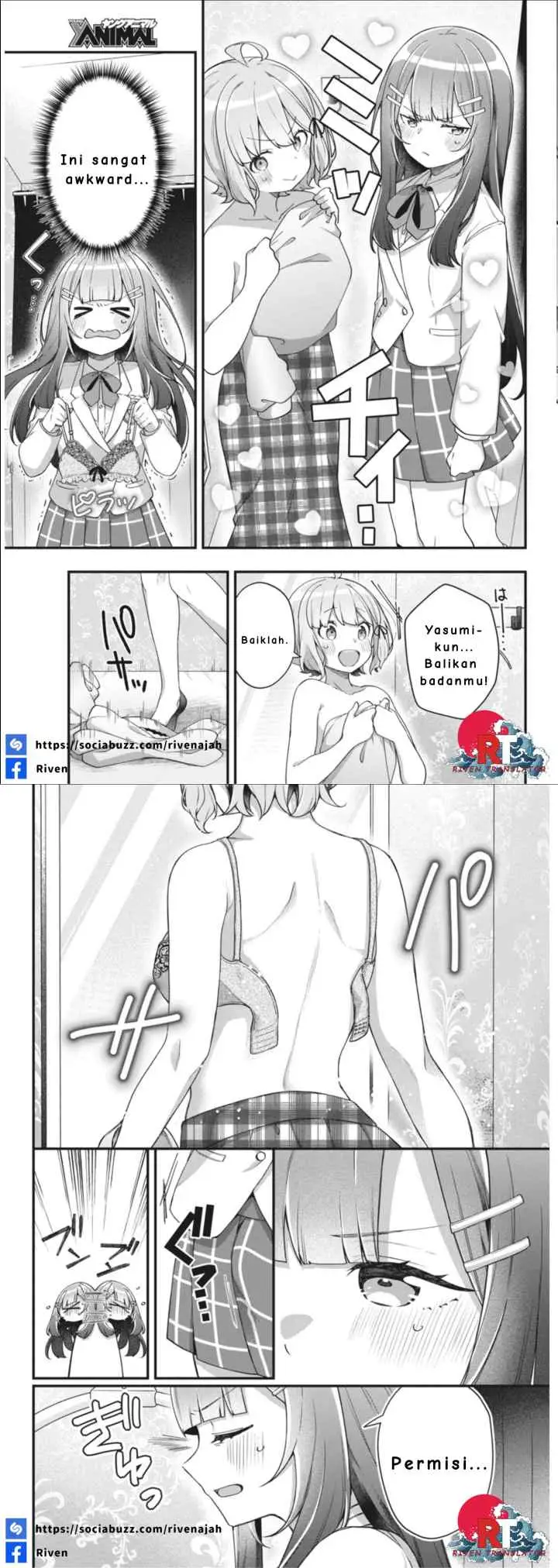 Watashi no Hatsukoi wa Hazukashisugite Darenimo Ienai chapter 6 halaman 8