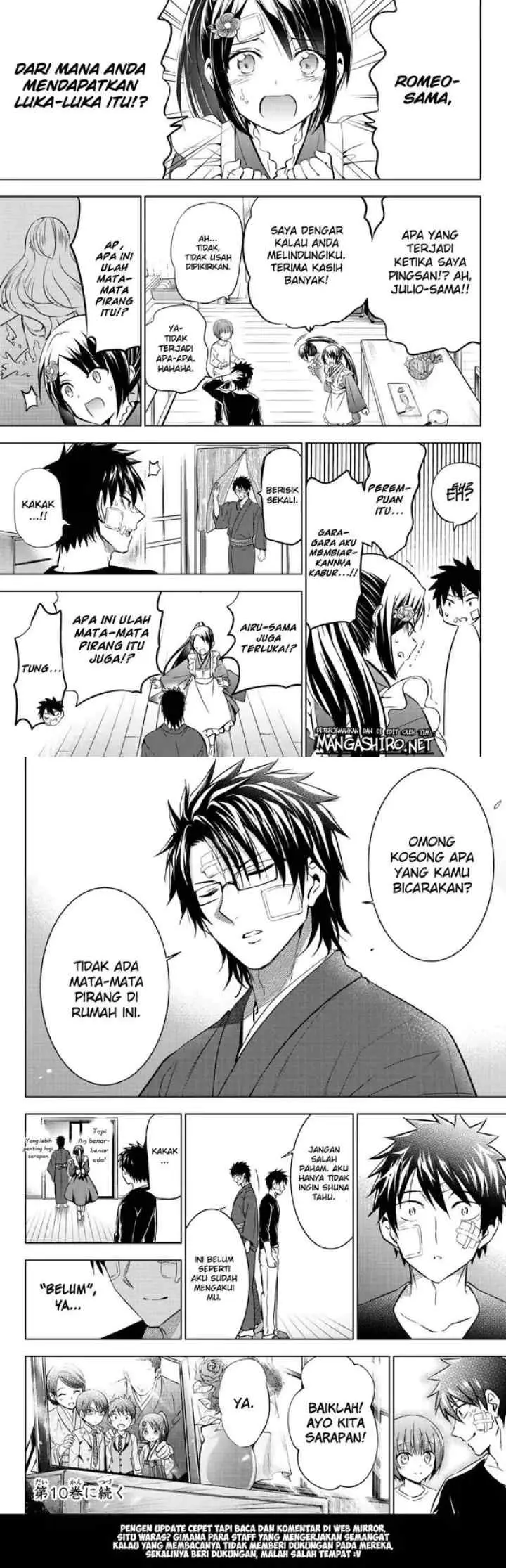 Kishuku Gakkou no Juliet chapter 58 halaman 11