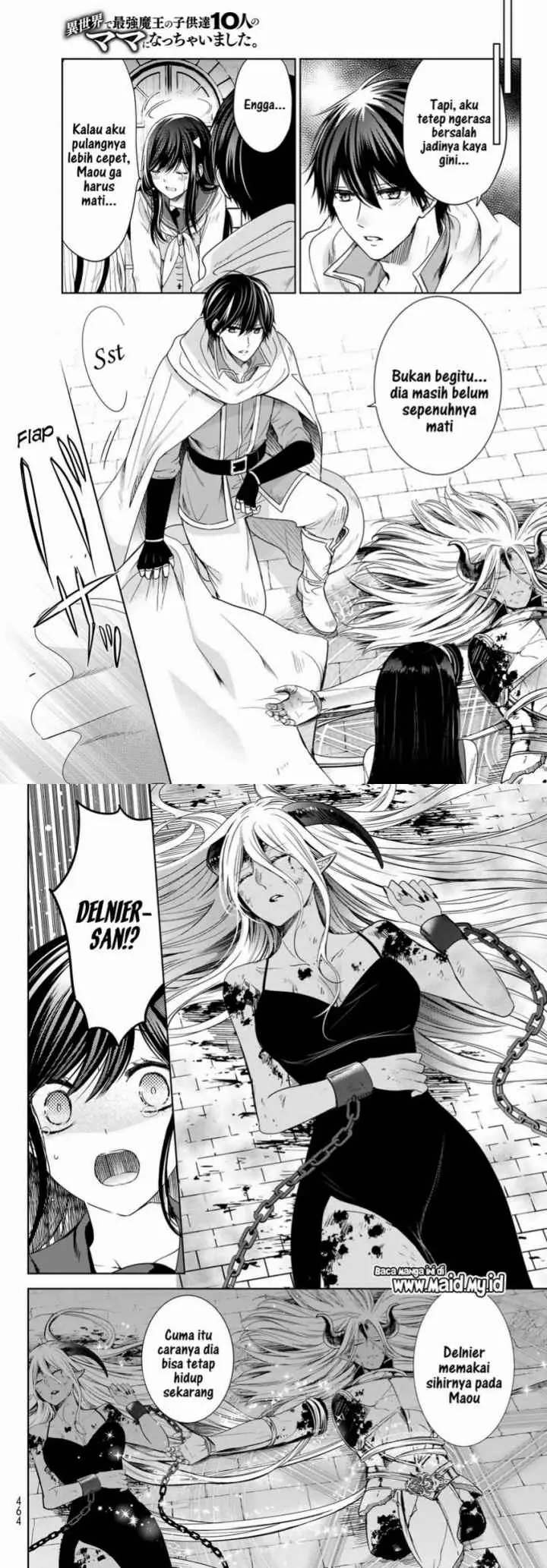 Isekai de Saikyo Mao no Kodomotachi no Mama ni Natchaimashita chapter 24 halaman 6