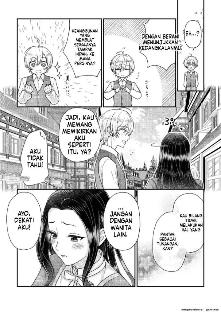 Heroine ga Kuru Mae ni Ninshin shimashita ~Tsunda Hazu no Akuyaku Reijou desuga, Douyara Chigau youdesu~ chapter 6.1 halaman 5