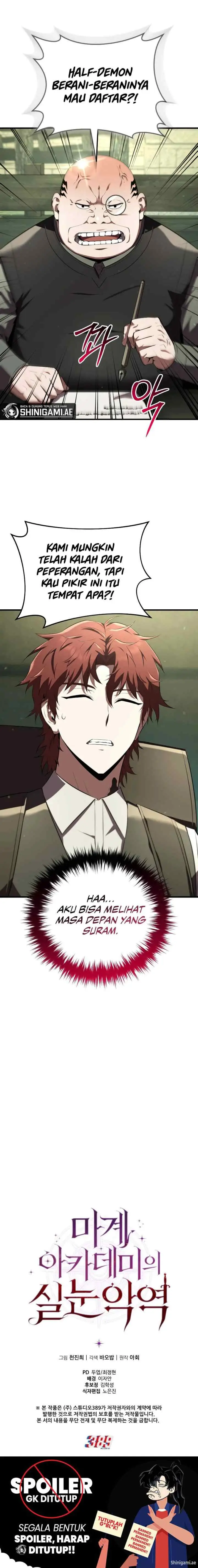 The Narrow-Eyed Villain of the Demon Academy chapter 8 halaman 15