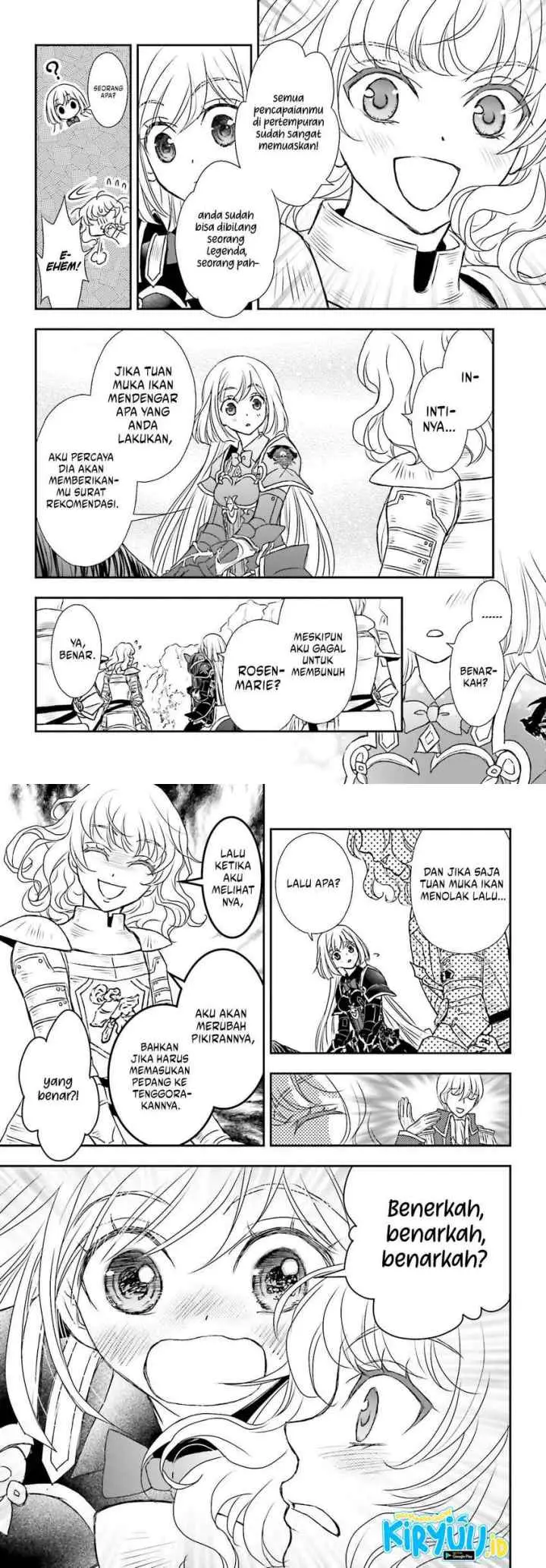 Shinigami ni Sodaterareta Shoujo wa Shikkoku no Tsurugi wo Mune ni Idaku chapter 40 halaman 5