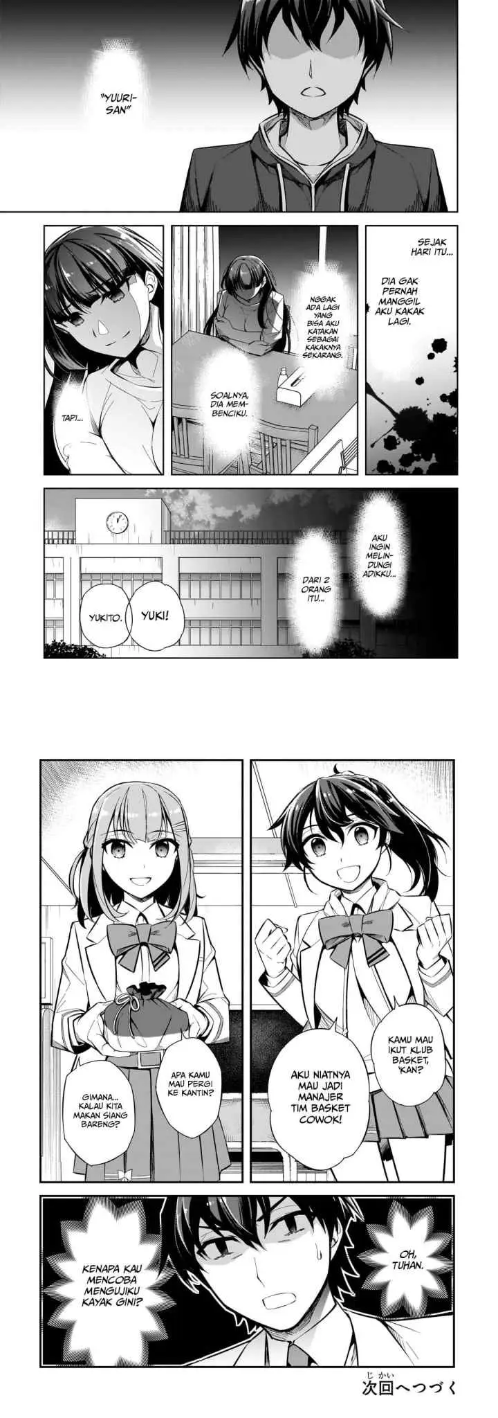 Ore ni Trauma wo Ataeta Joshi-tachi ga Chirachira Mitekuru kedo, Zannen desu ga Teokure desu chapter 1 halaman 19