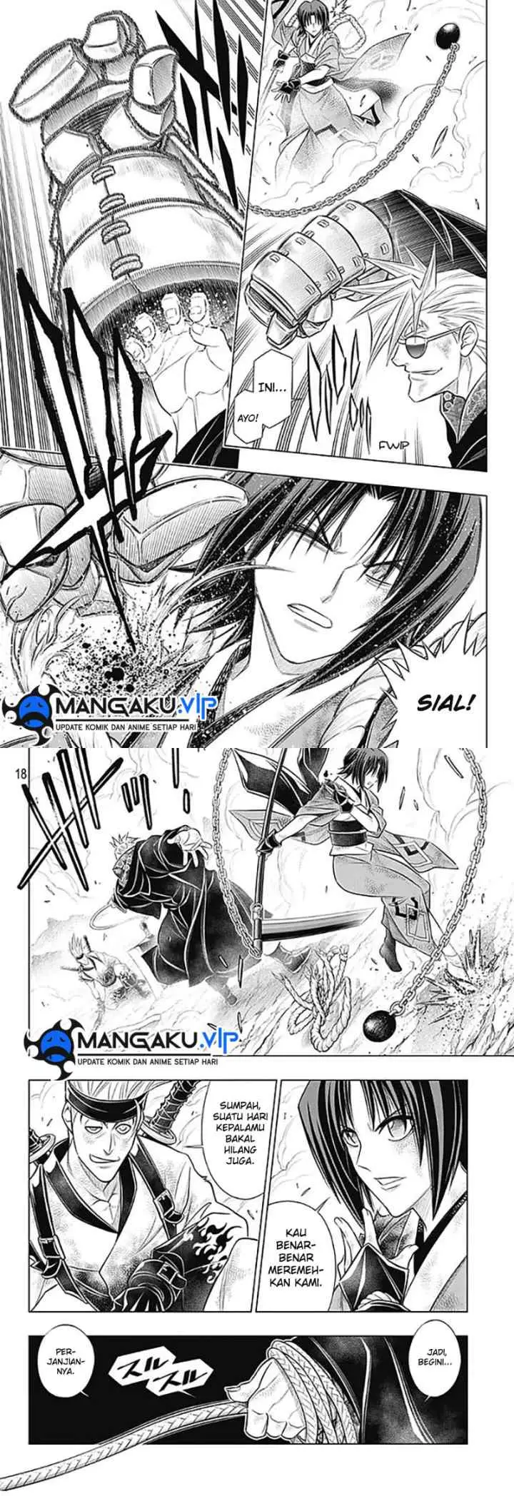 Rurouni Kenshin: Hokkaido-hen chapter 54 halaman 9