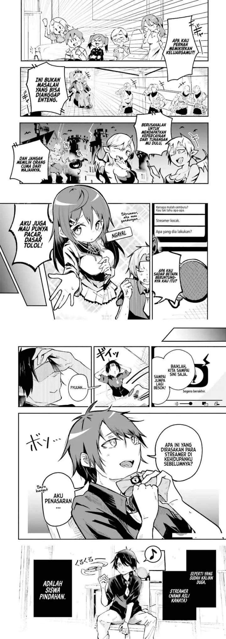 Isekai de Haishin Katsudou wo Shitara Tairyou no Yandere Shinja wo Umidashite Shimatta Ken chapter 1 halaman 5
