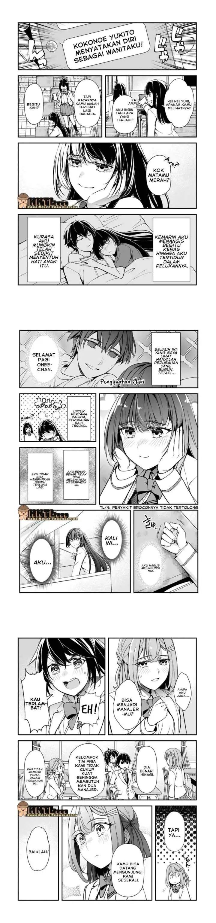 Ore ni Trauma wo Ataeta Joshi-tachi ga Chirachira Mitekuru kedo, Zannen desu ga Teokure desu chapter 15 halaman 17