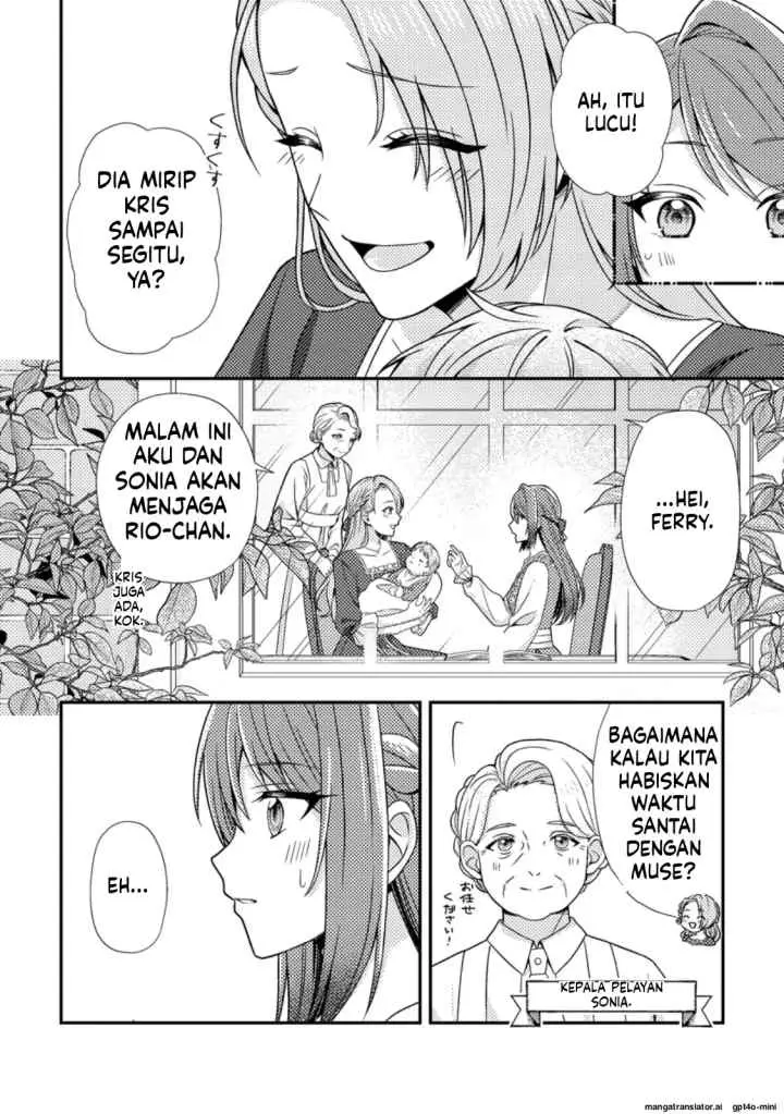 Heroine ga Kuru Mae ni Ninshin shimashita ~Tsunda Hazu no Akuyaku Reijou desuga, Douyara Chigau youdesu~ chapter 10.1 halaman 7