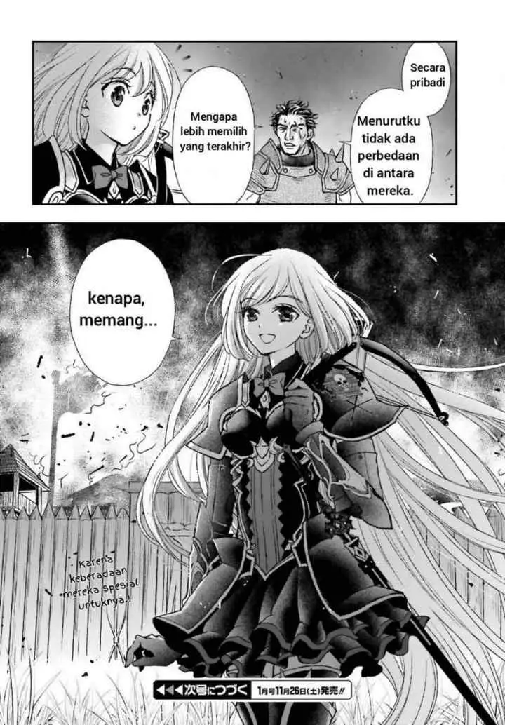 Shinigami ni Sodaterareta Shoujo wa Shikkoku no Tsurugi wo Mune ni Idaku chapter 33.5 halaman 11