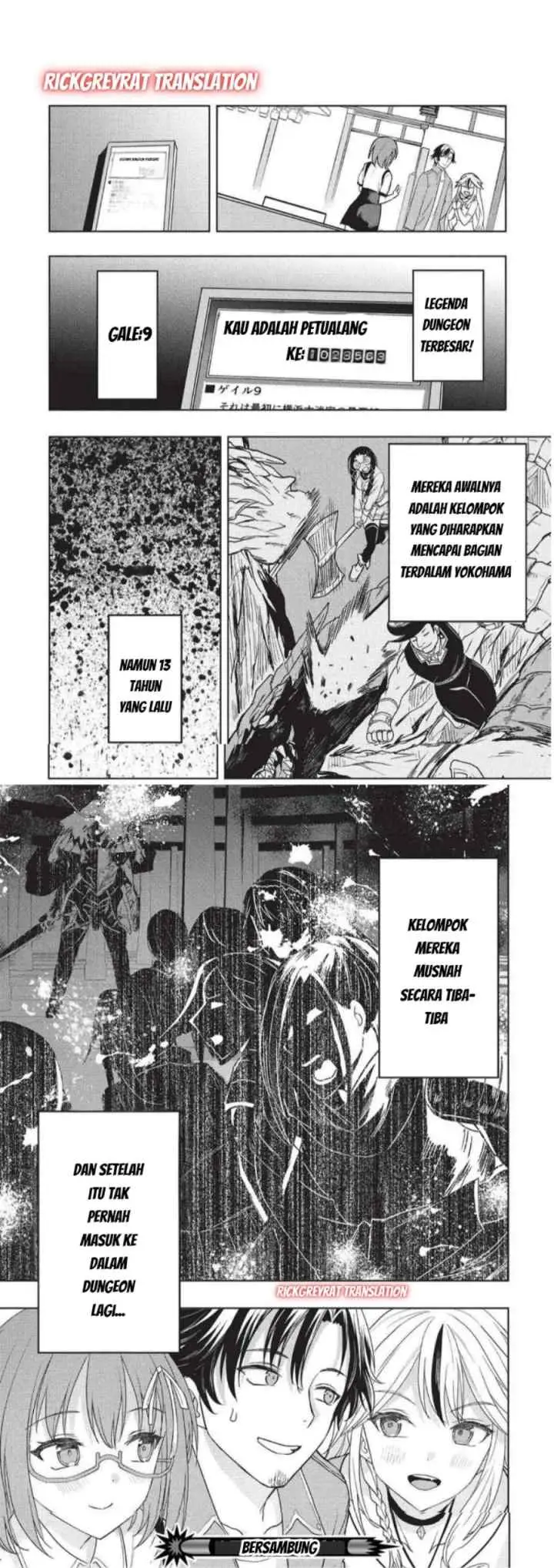 Gal to Dungeon to Shuukai Okure no Tansaku Eiyuutan ~Moto Legend Ima wa Wakeari tei Rank Tansakushana Ore ga, S-Kyuu Gal ni Natsukare Makutte Ikusei wo Makase Sareta~ chapter 5 halaman 12