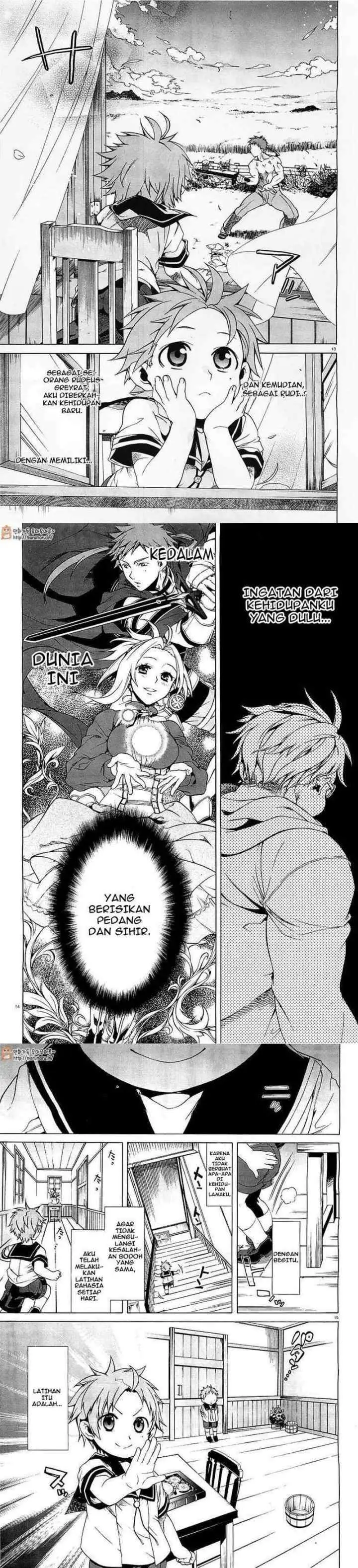 Mushoku Tensei: Isekai Ittara Honki Dasu chapter 1 halaman 7