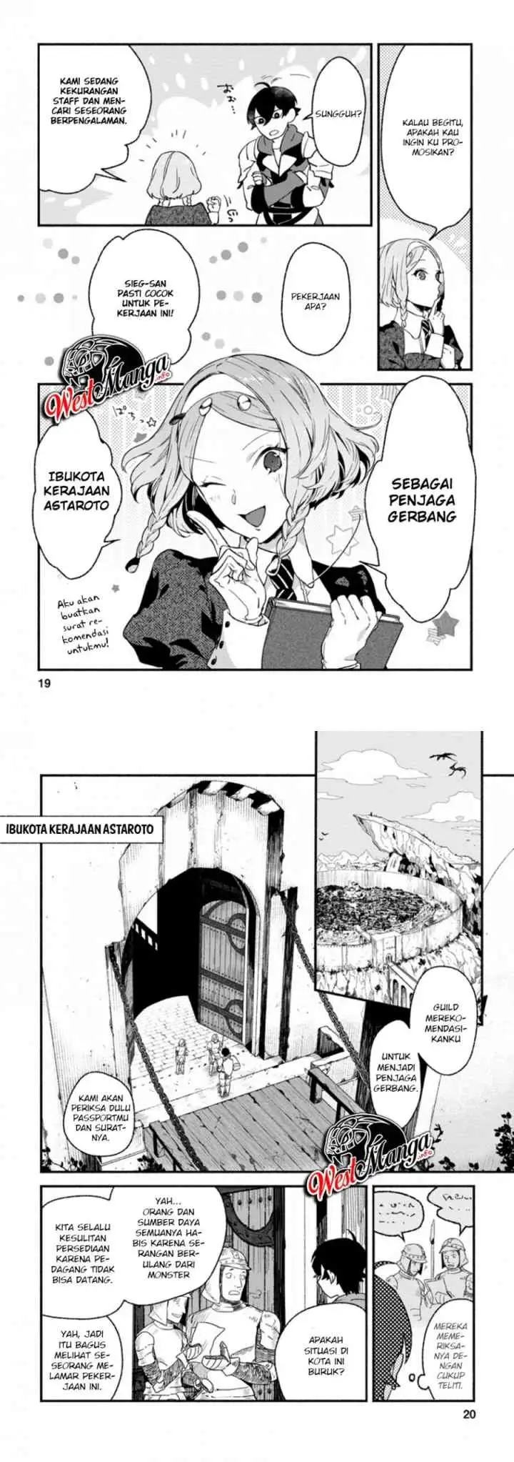 Sono Monban, Saikyou Nitsuki: Tsuihou Sareta Bougyo Ryoku 9999 no Senshi, Outo no Monban Toshite Musou Suru chapter 1 halaman 9