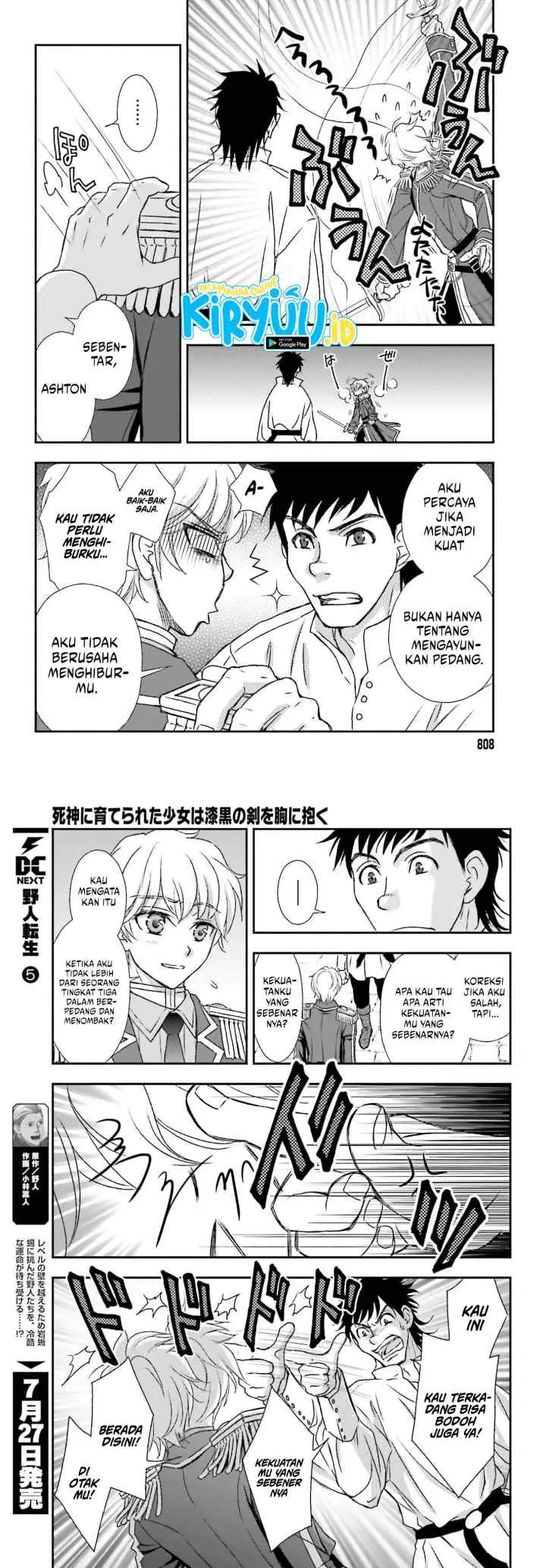 Shinigami ni Sodaterareta Shoujo wa Shikkoku no Tsurugi wo Mune ni Idaku chapter 30 halaman 6