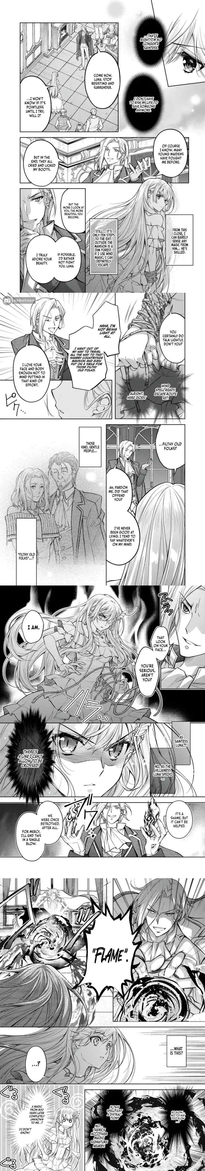 Danzai Sareta Tensei Seijo wa, Akuyaku Reijou no Michi wo Iku! chapter 1 halaman 11