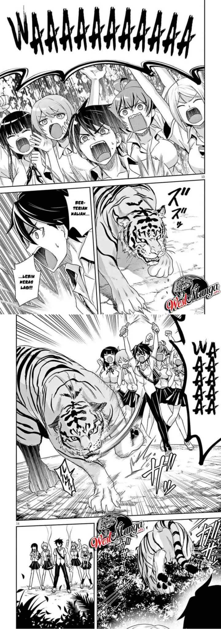Isekai Yurutto Survival Seikatsu: Gakkou no Minna to Isekai no Mujintou ni Tenishitakedo Ore Dake Rakushou desu chapter 2.1 halaman 8