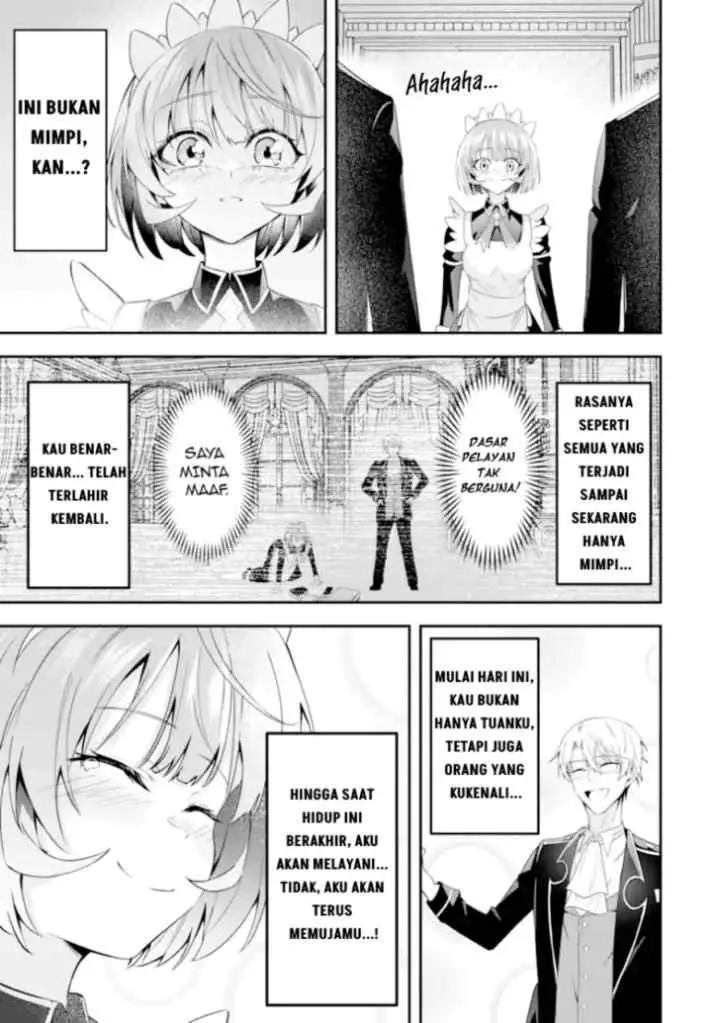 Saiyaku Kyuu Sukiru ~Boushoku Maou~ Mochi no Akuyaku Kizoku ni Tensei Shimashita ga, Shokei Sare chapter 2.2 halaman 6