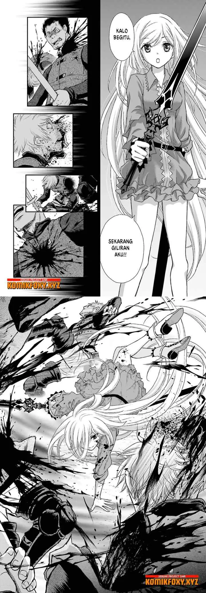 Shinigami ni Sodaterareta Shoujo wa Shikkoku no Tsurugi wo Mune ni Idaku chapter 1 halaman 8
