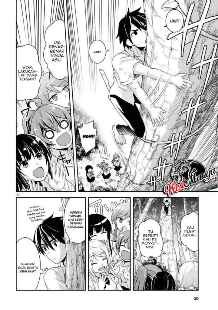 Isekai Yurutto Survival Seikatsu: Gakkou no Minna to Isekai no Mujintou ni Tenishitakedo Ore Dake Rakushou desu chapter 1.3 halaman 5