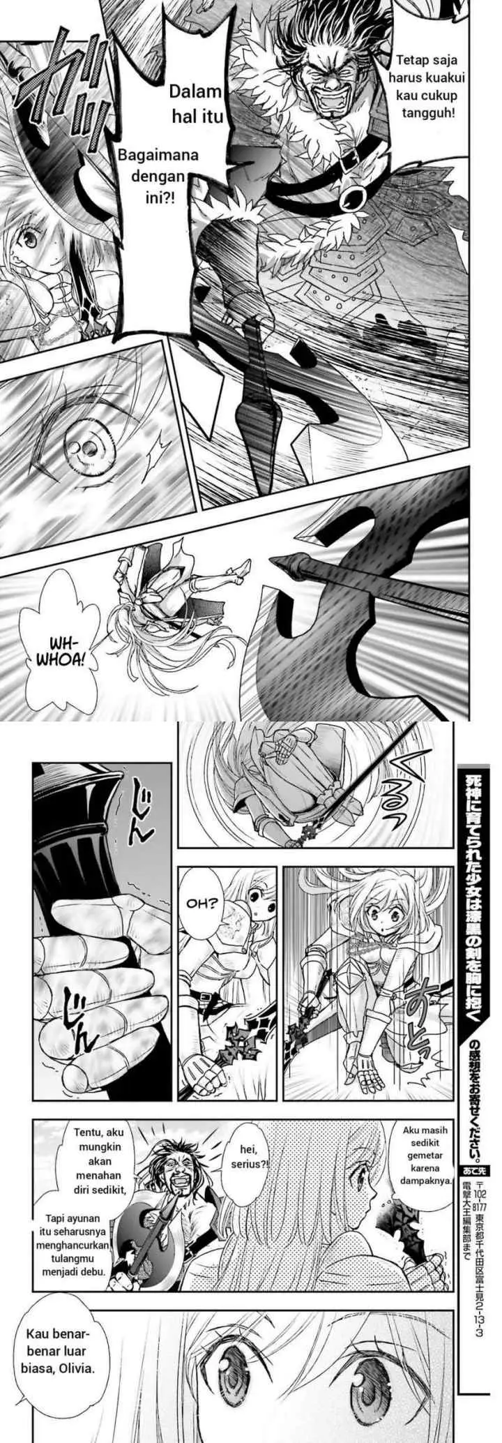 Shinigami ni Sodaterareta Shoujo wa Shikkoku no Tsurugi wo Mune ni Idaku chapter 28 halaman 11