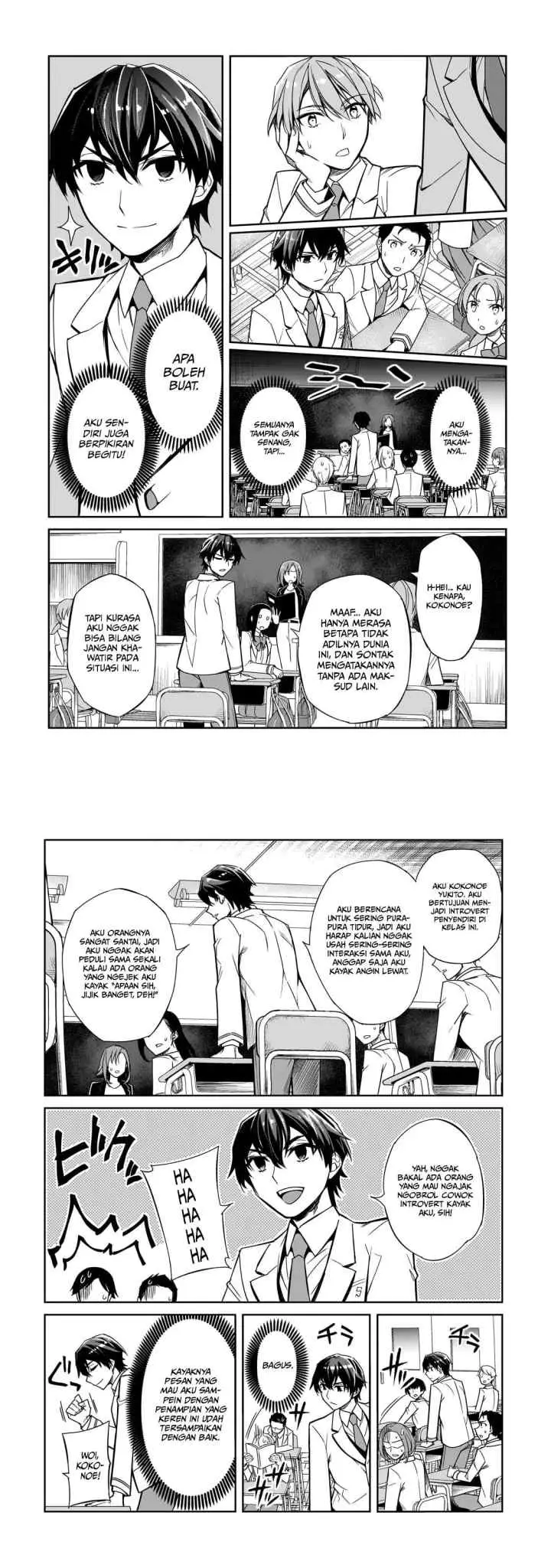 Ore ni Trauma wo Ataeta Joshi-tachi ga Chirachira Mitekuru kedo, Zannen desu ga Teokure desu chapter 1 halaman 5