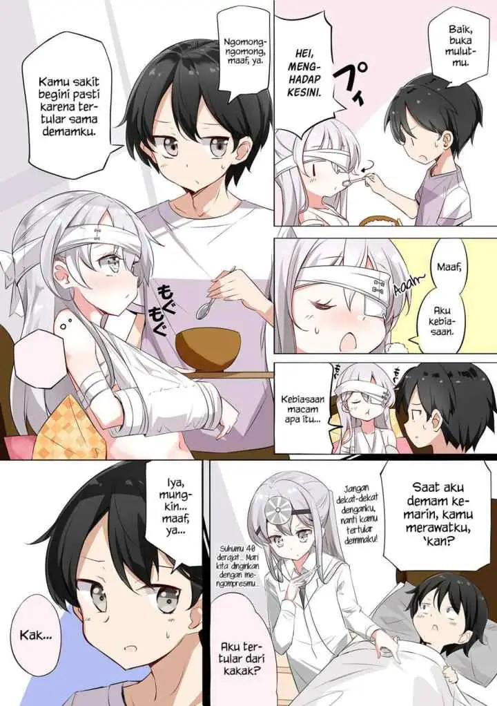 Imouto ga Ichi Nichi Ikka Shika Me wo Awasete Kurenai chapter 6 halaman 4