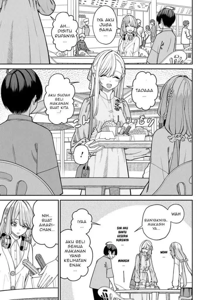 Kanojo ni shitai Joshi Ichii, no Tonari de Mitsuketa Amari-chan chapter 6.2 halaman 9