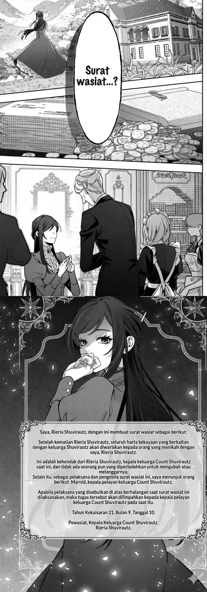 Akuyaku Reijou no Yuigon Jou chapter 1 halaman 10