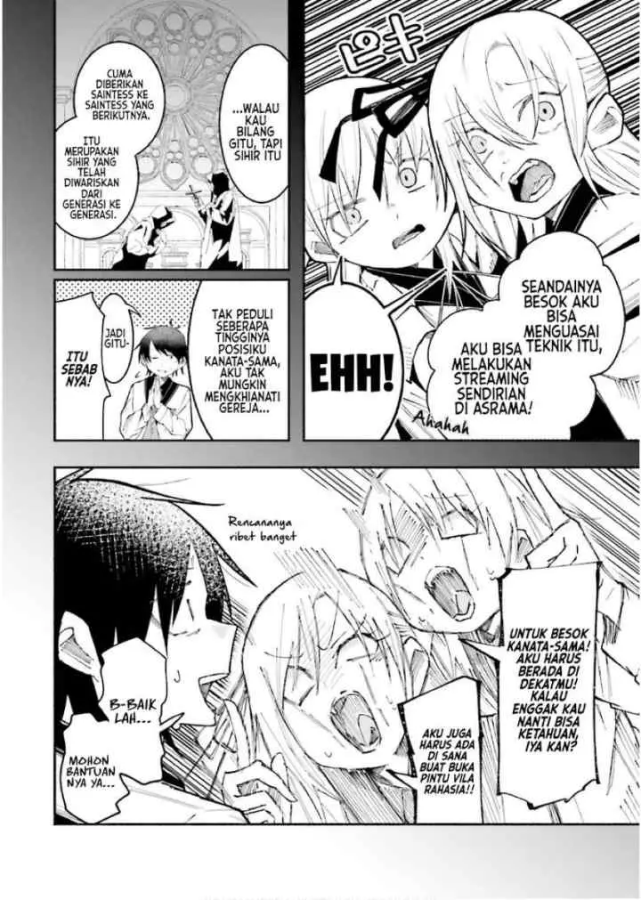 Isekai de Haishin Katsudou wo Shitara Tairyou no Yandere Shinja wo Umidashite Shimatta Ken chapter 19 halaman 11