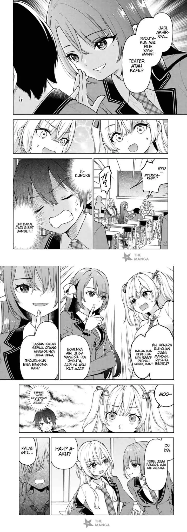 Inkyaa no ore ga sekigae de S-kyuu bishoujo ni kakomaretara himitsu no kankei ga hajimatta chapter 7 halaman 13
