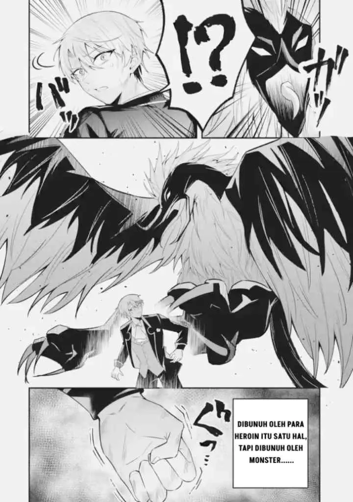 Saiyaku Kyuu Sukiru ~Boushoku Maou~ Mochi no Akuyaku Kizoku ni Tensei Shimashita ga, Shokei Sare chapter 3.1 halaman 9