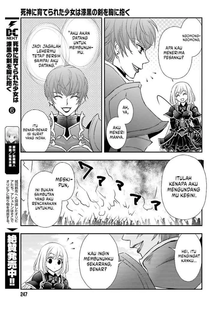 Shinigami ni Sodaterareta Shoujo wa Shikkoku no Tsurugi wo Mune ni Idaku chapter 37 halaman 12