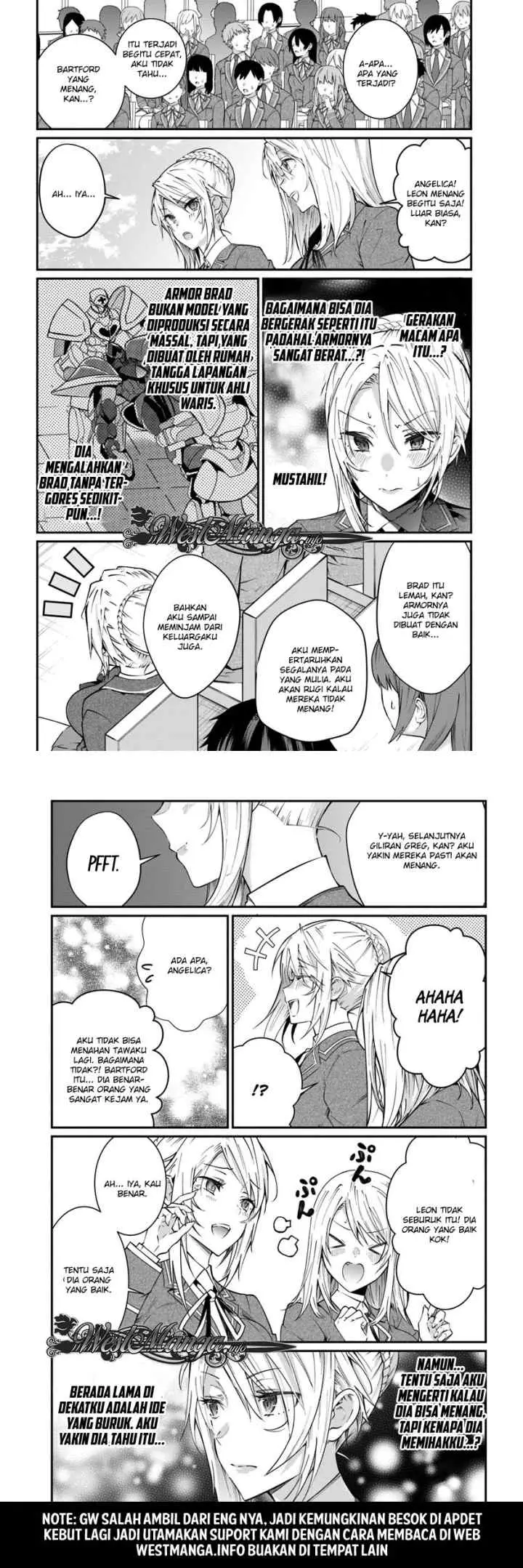 Otome Game Sekai wa Mob ni Kibishii Sekai Desu chapter 9.1 halaman 10