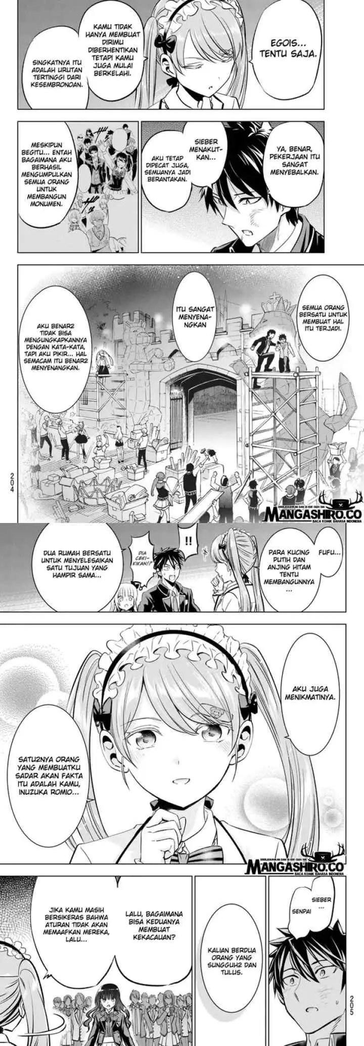 Kishuku Gakkou no Juliet chapter 89 halaman 4