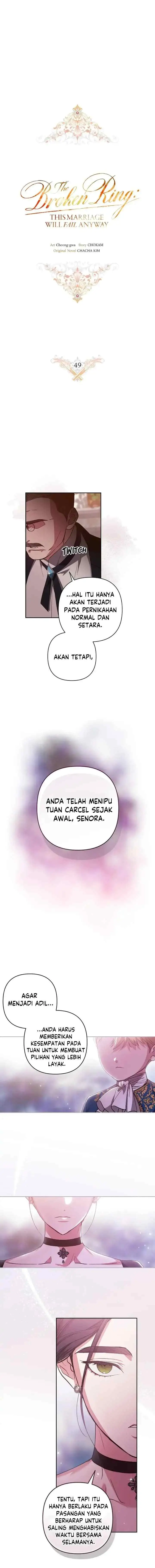 The Broken Ring: This Marriage Will Fail Anyway chapter 49 halaman 8