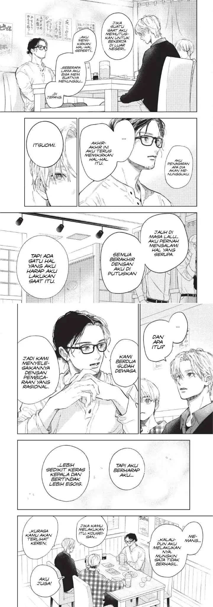 Yubisaki to Renren chapter 53 halaman 17