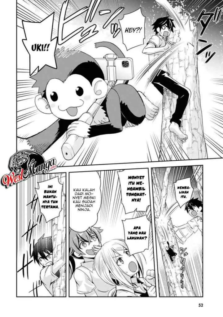 Isekai Yurutto Survival Seikatsu: Gakkou no Minna to Isekai no Mujintou ni Tenishitakedo Ore Dake Rakushou desu chapter 1.3 halaman 7