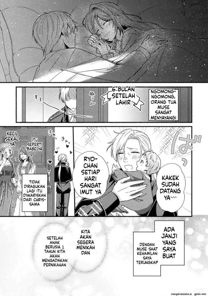 Heroine ga Kuru Mae ni Ninshin shimashita ~Tsunda Hazu no Akuyaku Reijou desuga, Douyara Chigau youdesu~ chapter 10.1 halaman 10