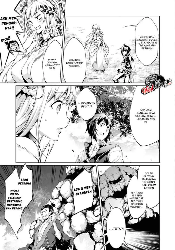 Kamigami ni Sodaterare Shimo no, Saikyou to Naru chapter 5.1 halaman 5