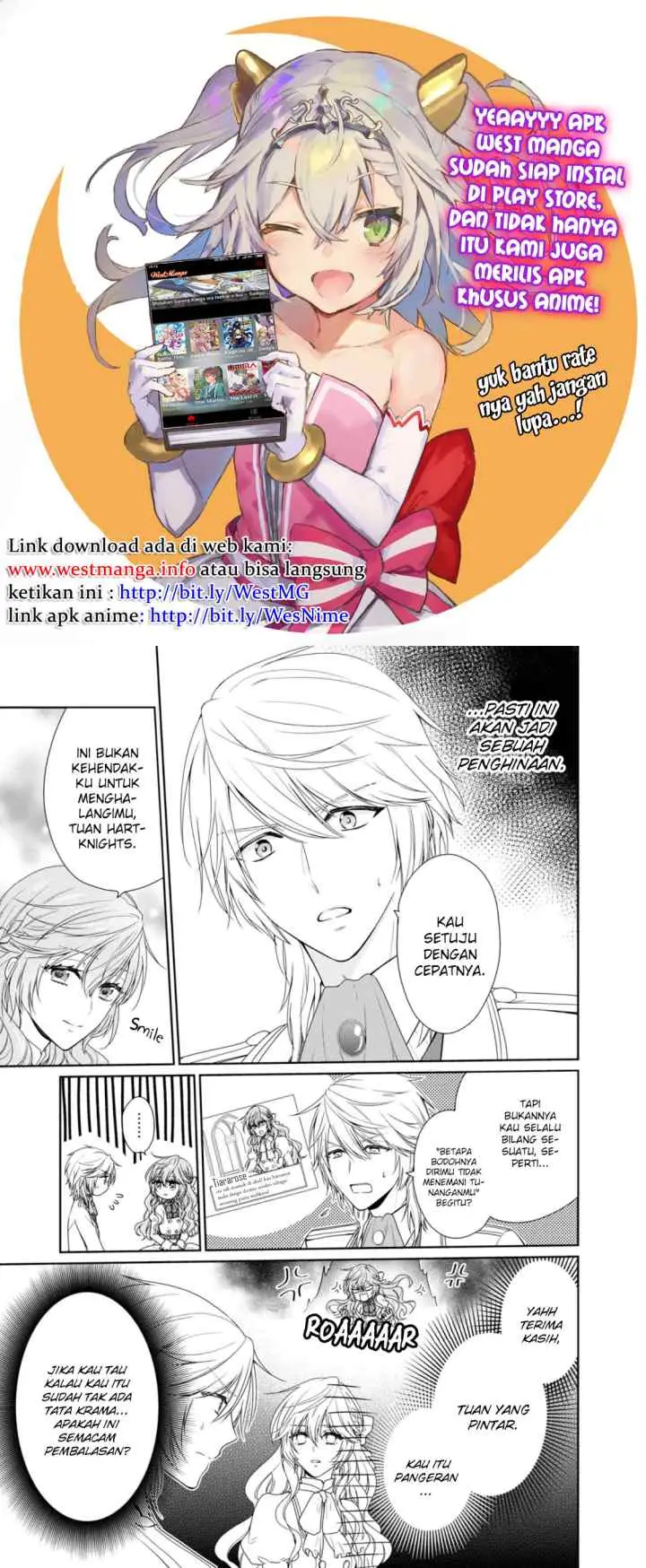 Akuyaku Reijou wa Ringoku no Outaishi ni Dekiai sareru chapter 1 halaman 8