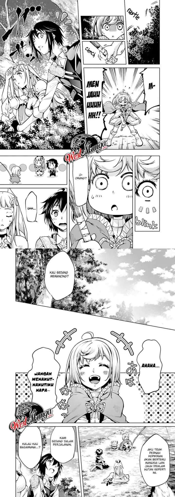 Kamigami ni Sodaterare Shimo no, Saikyou to Naru chapter 9 halaman 6
