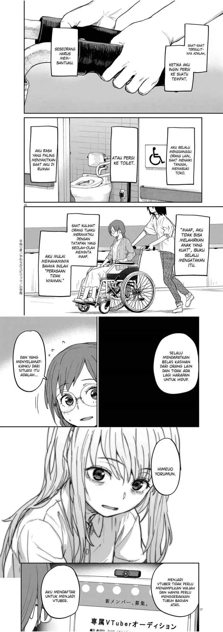 Kaii to Otome to Kamikakushi chapter 36 halaman 9