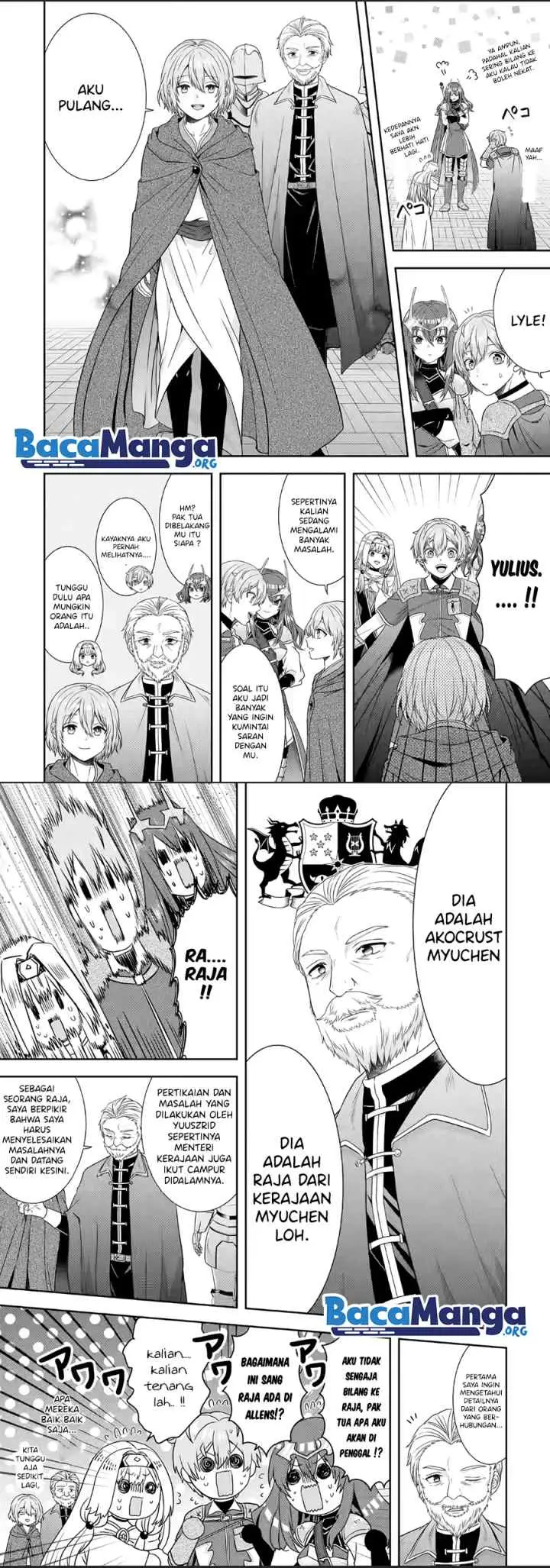 Tensei Ryoushu no Yuuryou Kaitaku: Zensei no Kioku o Ikashite White ni Tsutometara, Yuunou na Jinzai ga Atsumari Sugimashita chapter 18.1 halaman 5