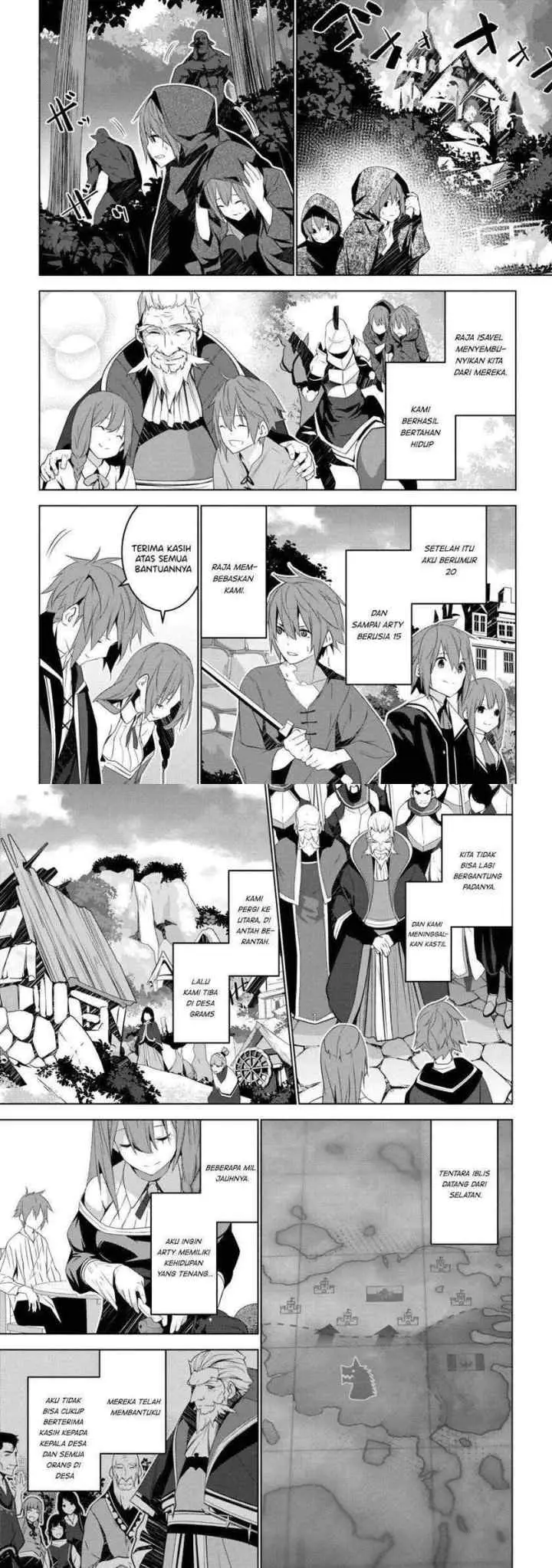 Kuro Elf ni Kawareta Ore no Danjon Seikatsu ~Sanshoku Furo To Jigoku-tsuki~ chapter 1 halaman 4