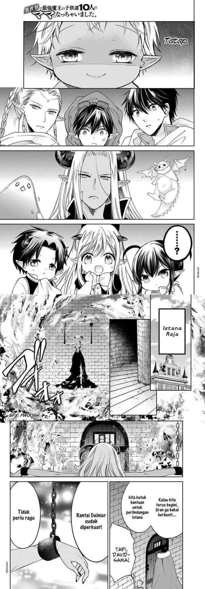 Isekai de Saikyo Mao no Kodomotachi no Mama ni Natchaimashita chapter 15 halaman 4