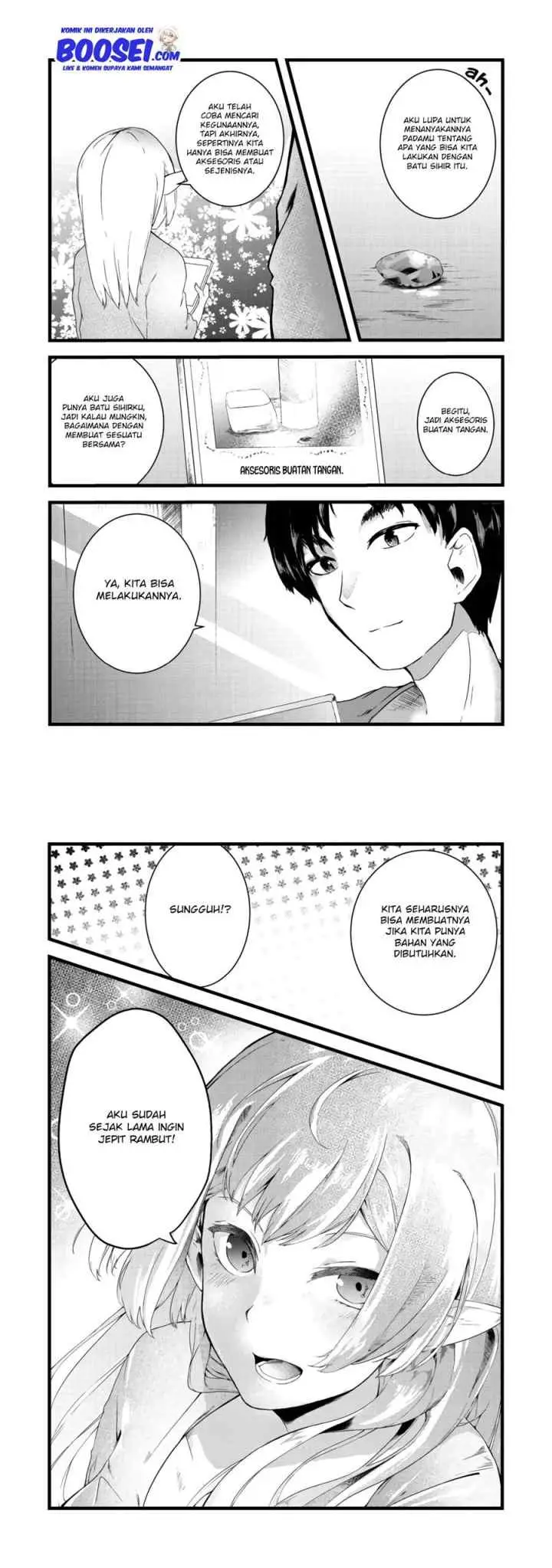 Mujintou De Elf to Kyoudou Seikatsu chapter 4.2 halaman 9