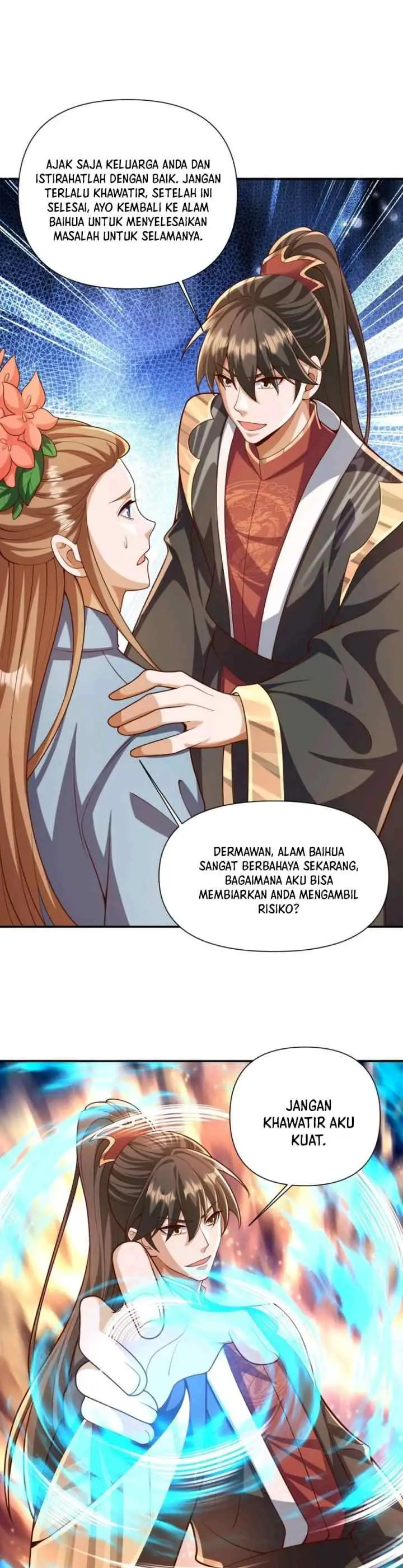 It's Over! The Queen's Soft Rice Husband is Actually Invincible chapter 230 halaman 9