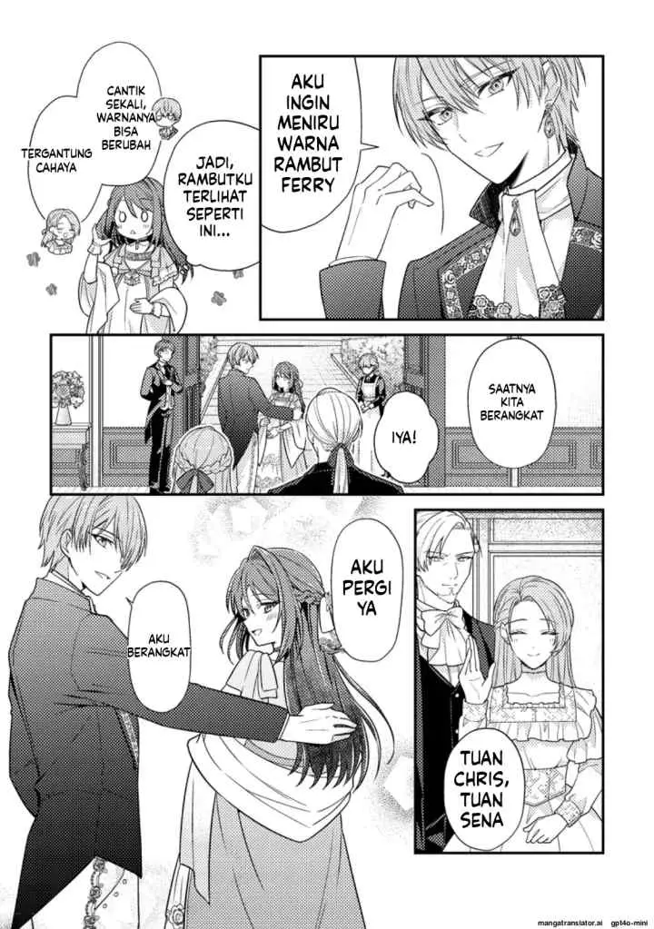 Heroine ga Kuru Mae ni Ninshin shimashita ~Tsunda Hazu no Akuyaku Reijou desuga, Douyara Chigau youdesu~ chapter 9.1 halaman 4