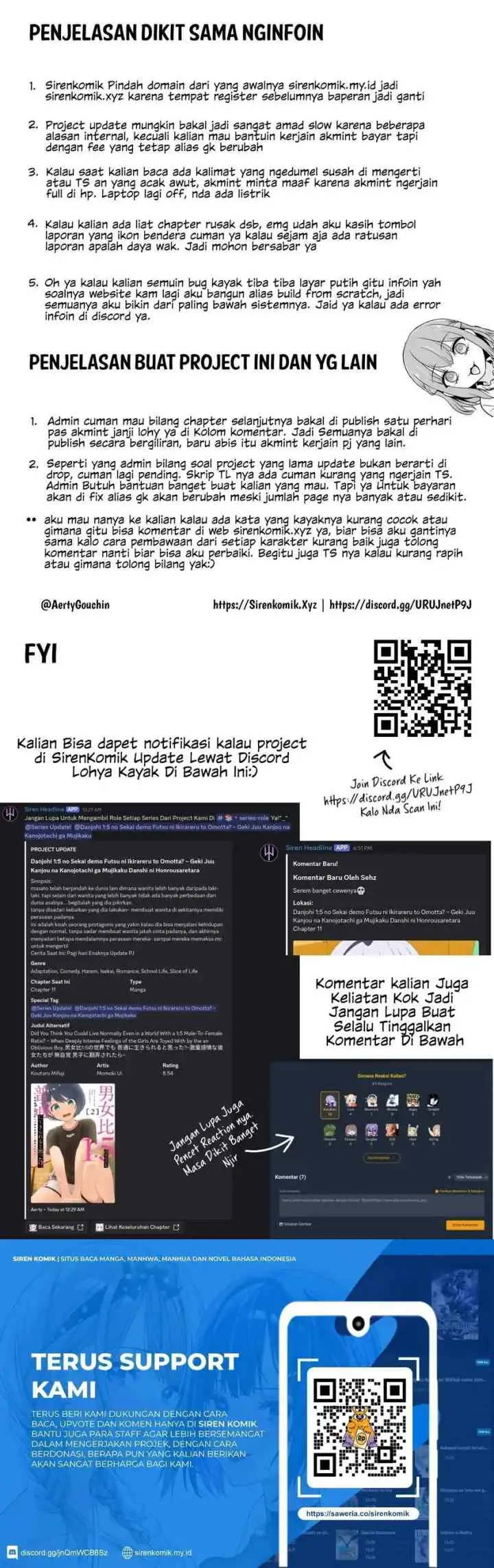 Danjohi 1:5 no Sekai demo Futsu ni Ikirareru to Omotta? ~ Geki Juu Kanjou na Kanojotachi ga Mujikaku Danshi ni Honrousaretara chapter 15 halaman 17