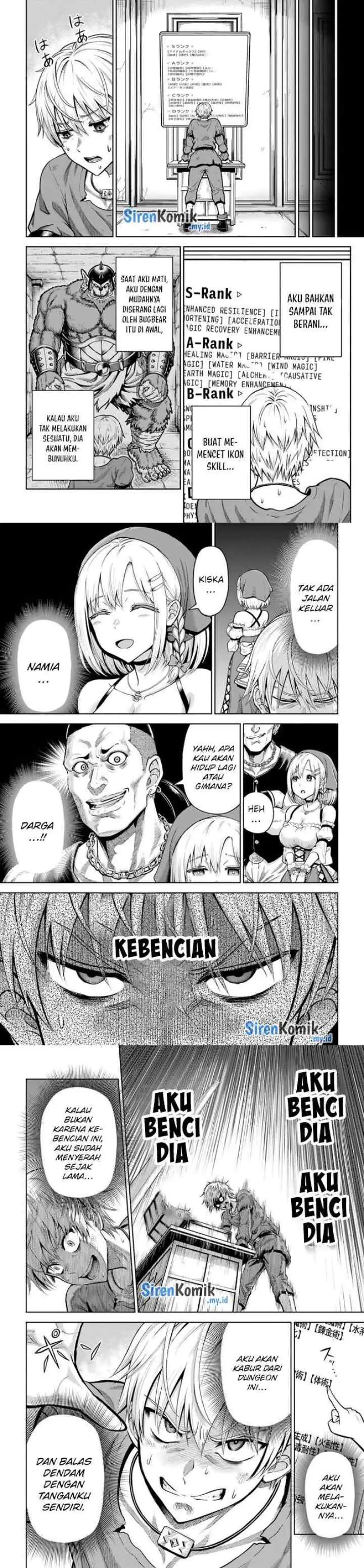 Dungeon ni Hisomu Yandere na Kanojo ni Ore wa Nando mo Korosareru chapter 3 halaman 6
