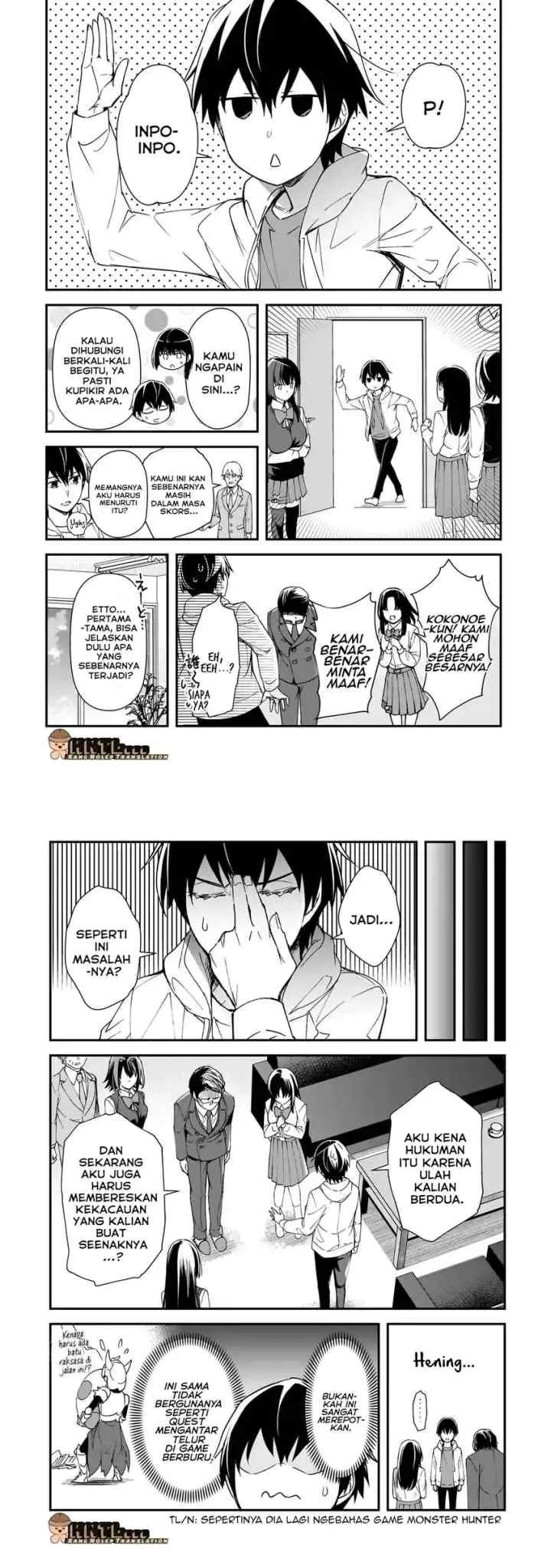 Ore ni Trauma wo Ataeta Joshi-tachi ga Chirachira Mitekuru kedo, Zannen desu ga Teokure desu chapter 28 halaman 10