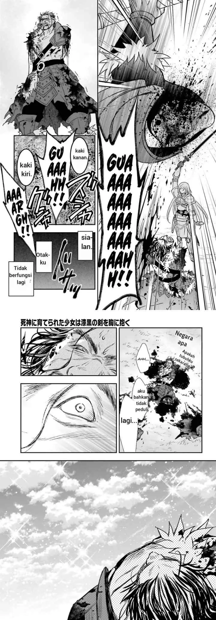 Shinigami ni Sodaterareta Shoujo wa Shikkoku no Tsurugi wo Mune ni Idaku chapter 29.1 halaman 11